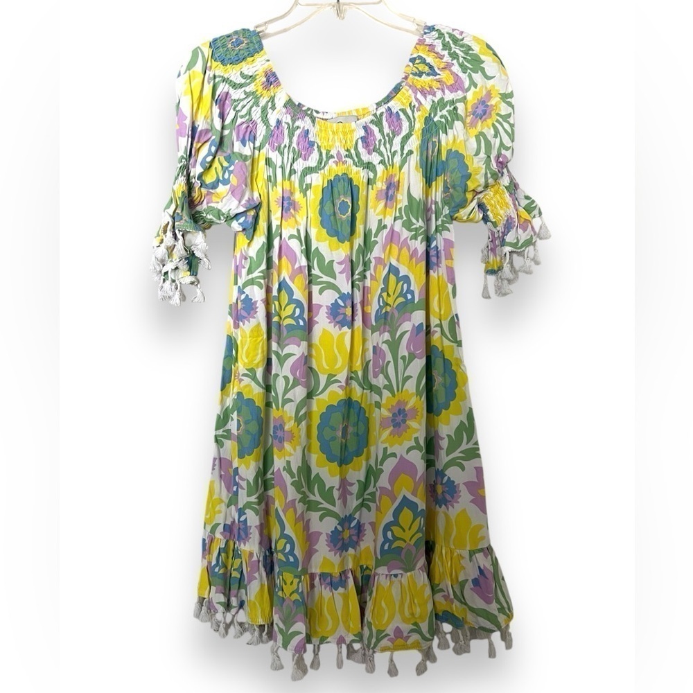 Piyama Drift Floral Tassel Swimsuit Cover Up